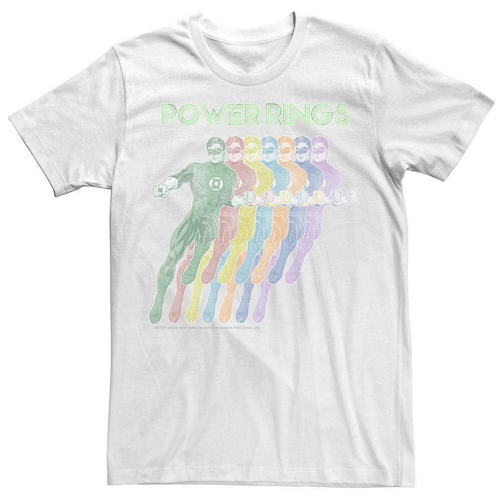 Мужская футболка Marvel Green Lantern Power с кольцами и портретом с графическим рисунком Licensed Character, белый
Мужская футболка Marvel Green Lantern Power с кольцами и портретом с графическим рисунком Licensed Character, белый