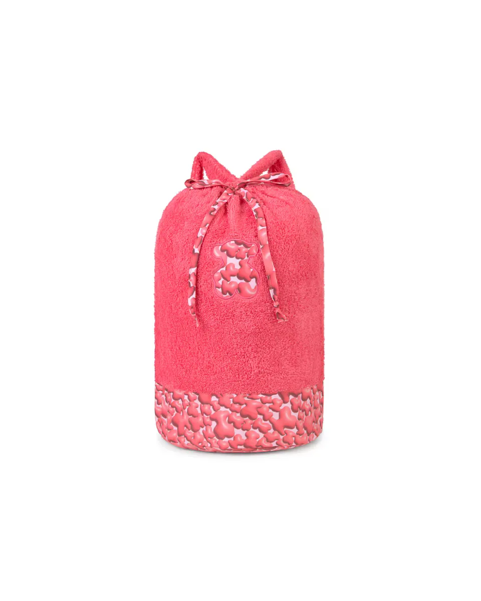 Однотонная махровая детская пляжная сумка с принтом медведя Tous, цвет Rosa
Однотонная махровая детская пляжная сумка с принтом медведя Tous, цвет Rosa