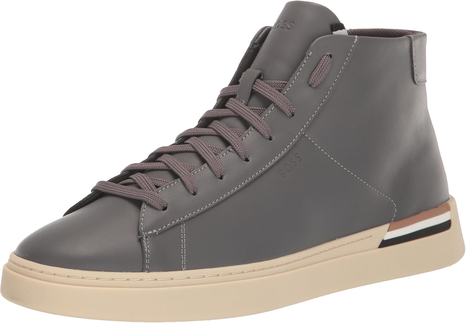 BOSS Мужские кроссовки Clint High Top Leather, Magnet Grey
BOSS Мужские кроссовки Clint High Top Leather, Magnet Grey