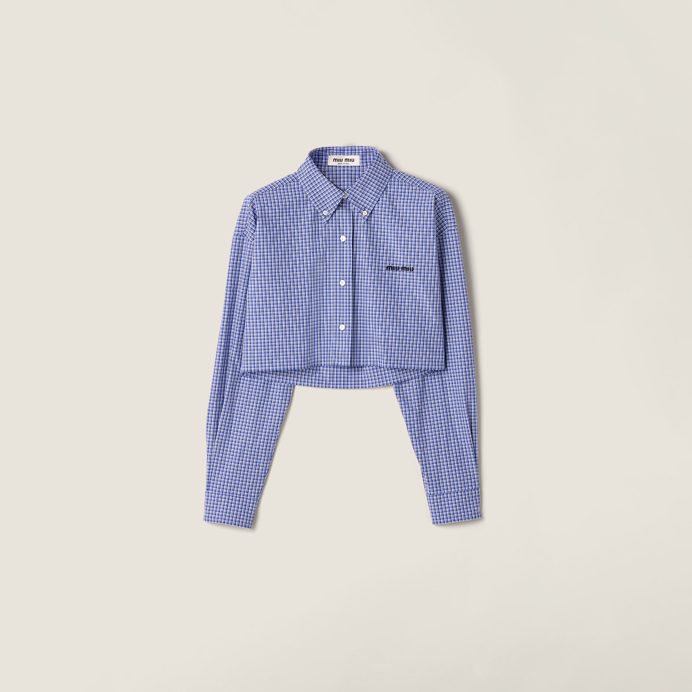 Рубашка в клетку MIU MIU, сапфирово-синий
Рубашка в клетку MIU MIU, сапфирово-синий