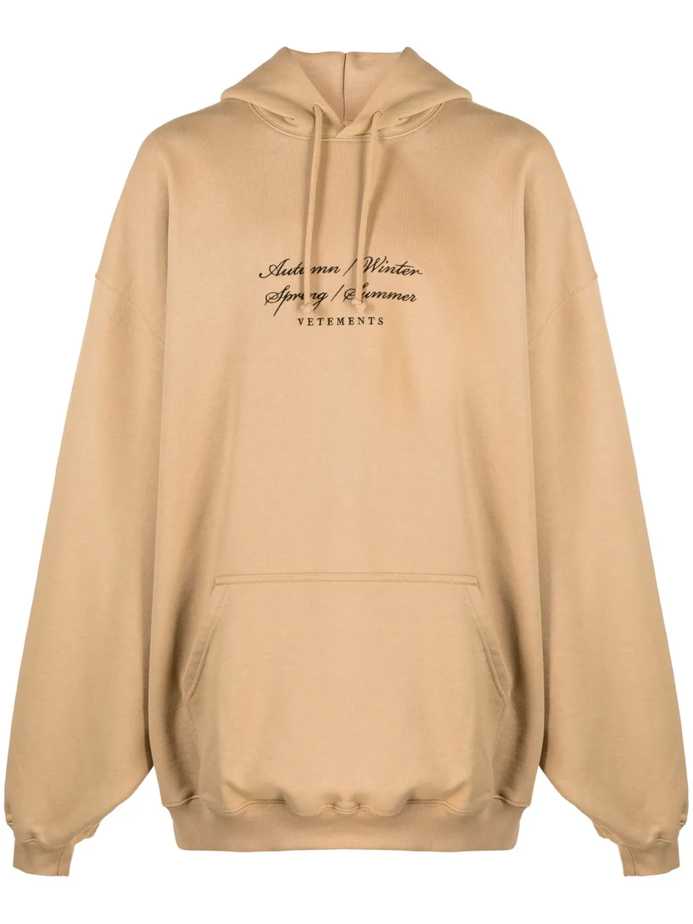 Худи 4 Seasons VETEMENTS, коричневый
Худи 4 Seasons VETEMENTS, коричневый