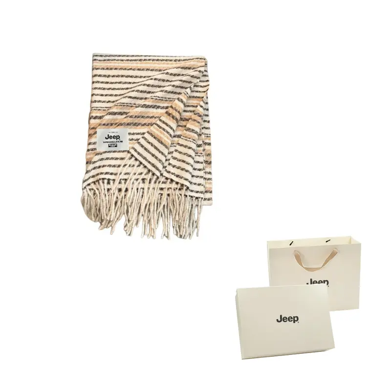 Вязаный шарф Unisex Jeep, бежевый camel
Вязаный шарф Unisex Jeep, бежевый camel