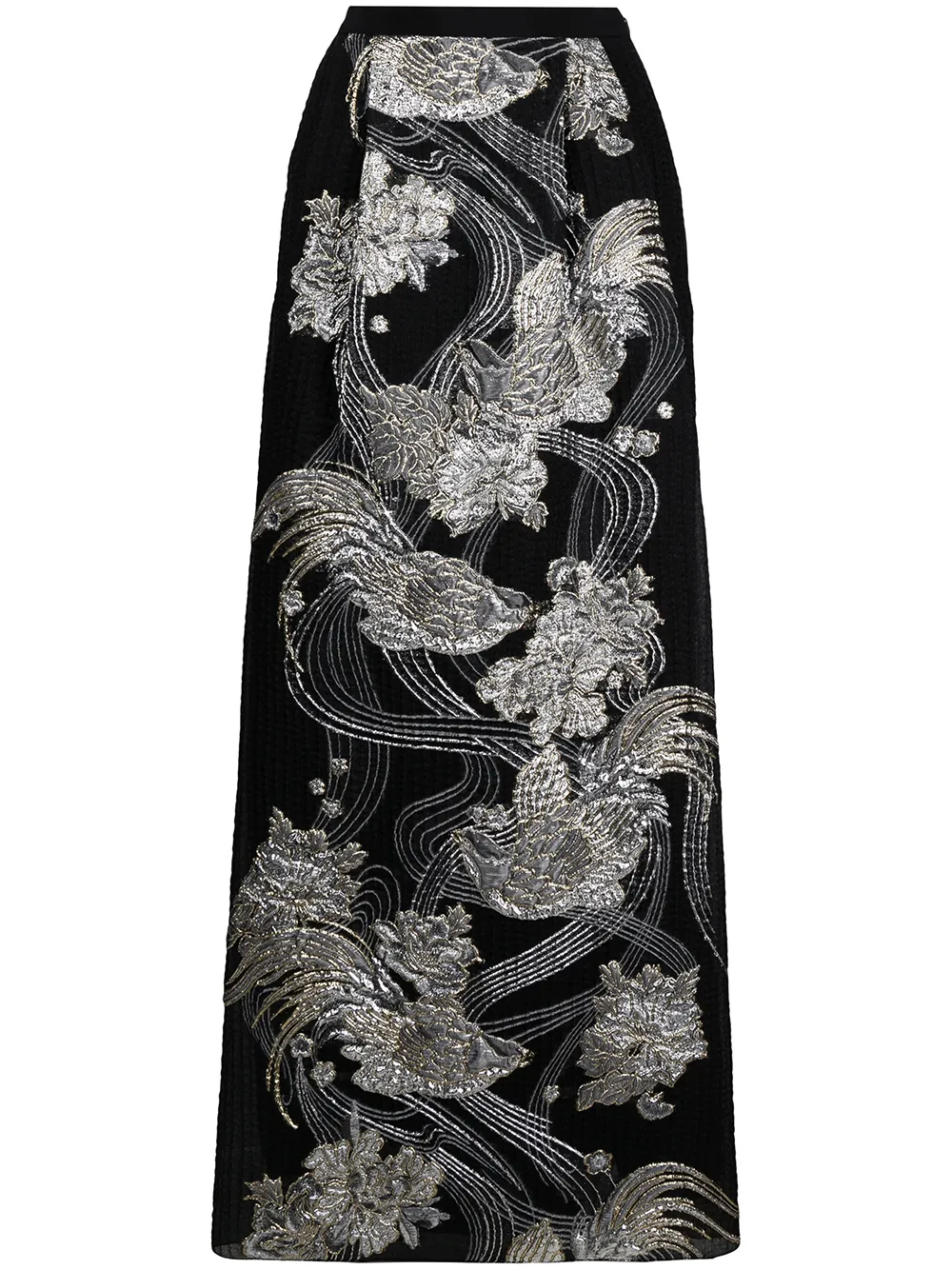 Жаккардовая юбка макси с эффектом металлик Alberta Ferretti, черный
Жаккардовая юбка макси с эффектом металлик Alberta Ferretti, черный
