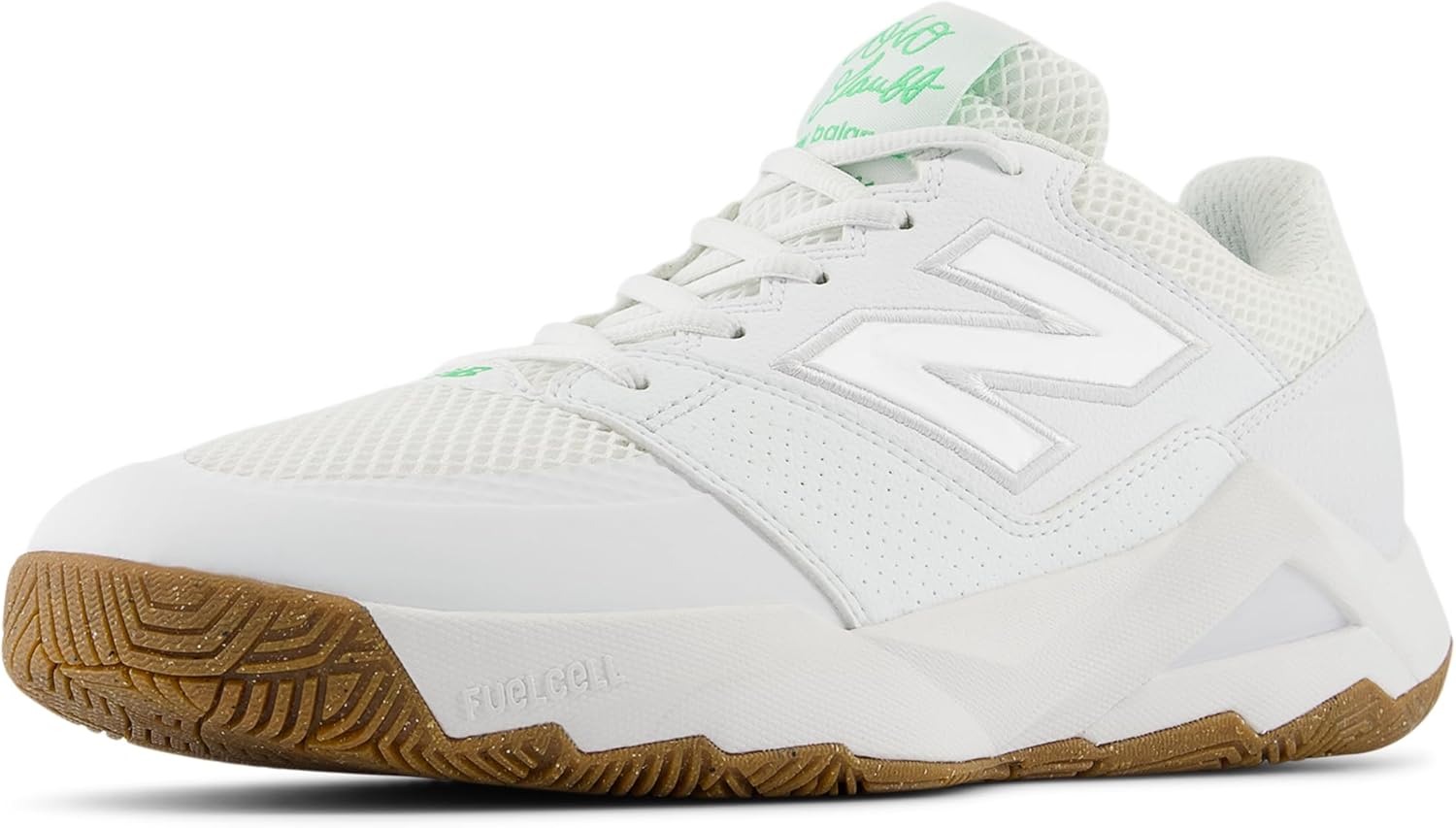 Мужские теннисные кроссовки New Balance FuelCell Delray V2, белый/зеленый
Мужские теннисные кроссовки New Balance FuelCell Delray V2, белый/зеленый