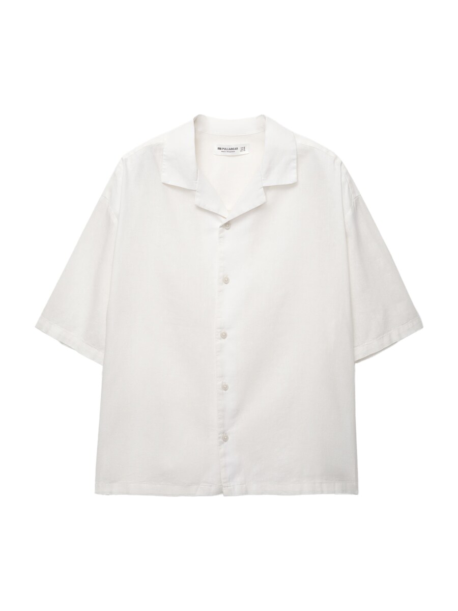 Рубашка на пуговицах Comfort fit Pull&Bear, Natural White
Рубашка на пуговицах Comfort fit Pull&Bear, Natural White