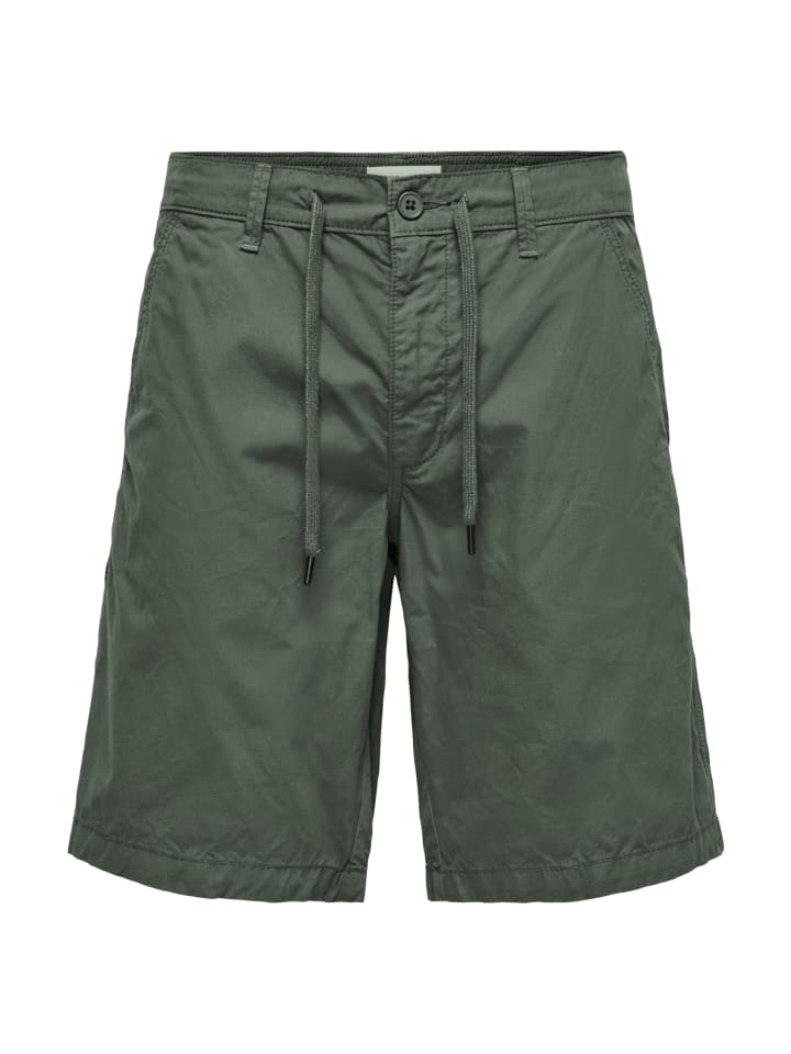 Тканевые шорты Only&Sons, темно-зеленый
Тканевые шорты Only&Sons, темно-зеленый