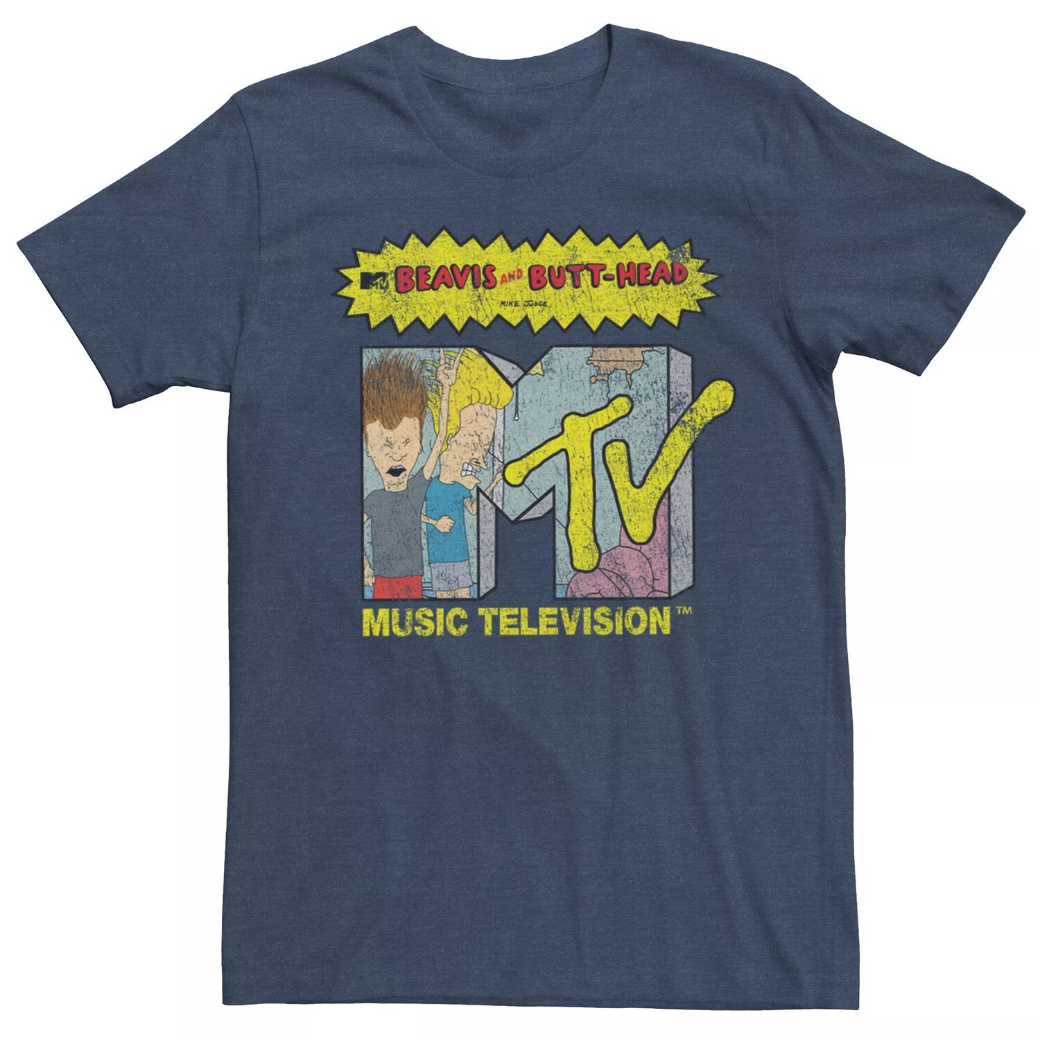 Мужская футболка с наполнителем MTV Beavis And Butthead Licensed Character
Мужская футболка с наполнителем MTV Beavis And Butthead Licensed Character