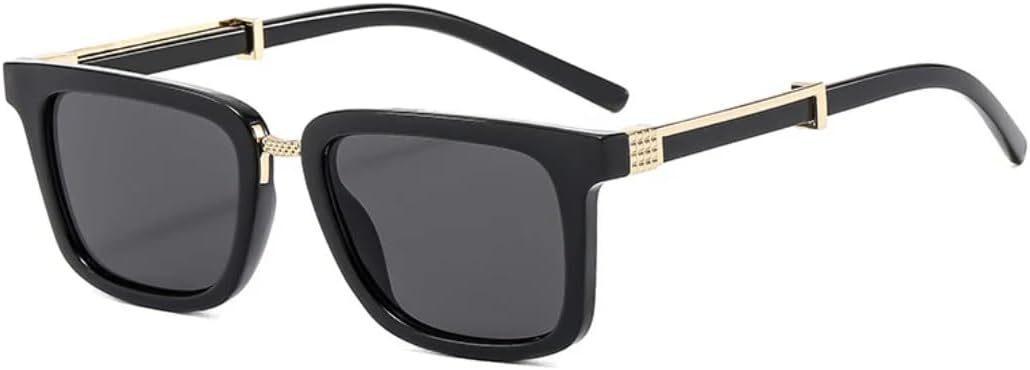 Мужские солнцезащитные очки в стиле ретро, квадратные, двухцветные, с градиентным переходом цвета, защита от УФ-излучения UV400, женские очки с леопардовым принтом в стиле панк UATXTAU, Black Gray
Мужские солнцезащитные очки в стиле ретро, квадратные, двухцветные, с градиентным переходом цвета, защита от УФ-излучения UV400, женские очки с леопардовым принтом в стиле панк UATXTAU, Black Gray