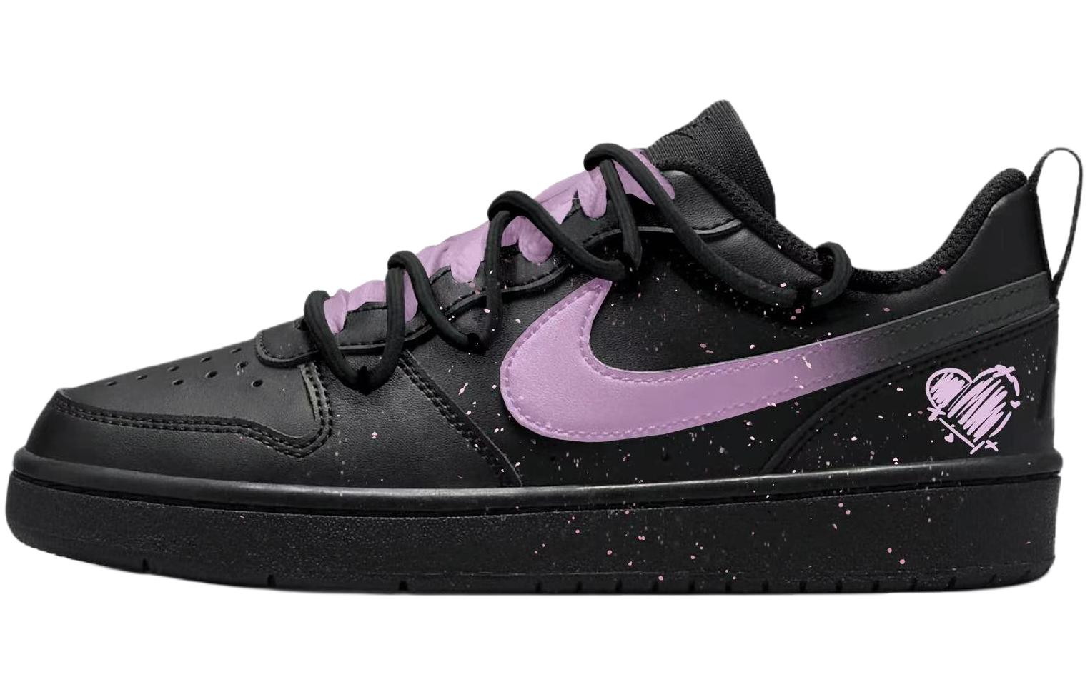 Nike Ботинки для скейтбординга Court Borough Purple Ink Splatter Low top Kids' Black Purple Teenagers
Nike Ботинки для скейтбординга Court Borough Purple Ink Splatter Low top Kids' Black Purple Teenagers