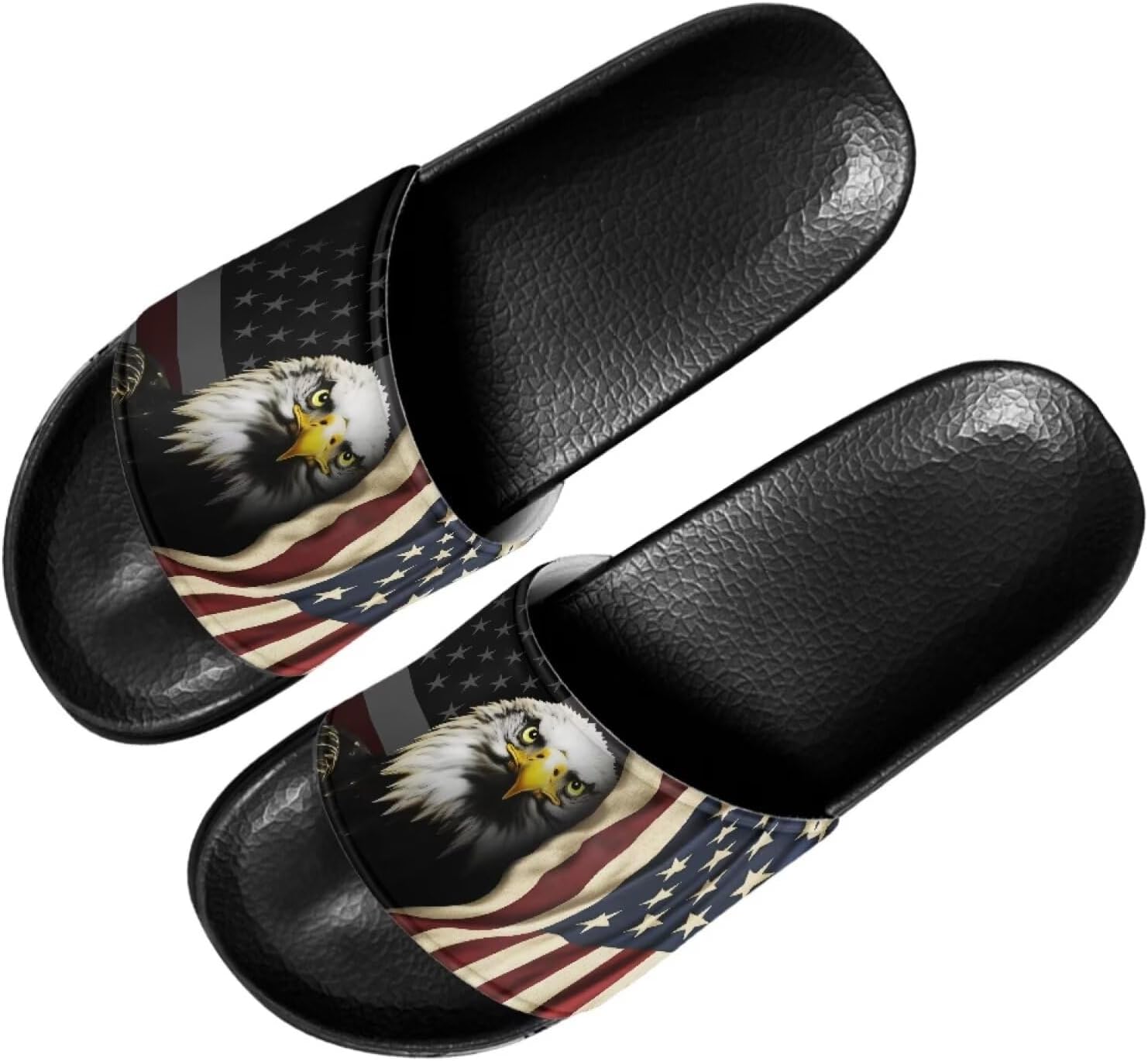 Женские сандалии Forchrinse Sunflower Bee, повседневные слайд-сандалии, легкие тапочки для душа, дома и на пляже, Bold Eagle American Flag
Женские сандалии Forchrinse Sunflower Bee, повседневные слайд-сандалии, легкие тапочки для душа, дома и на пляже, Bold Eagle American Flag