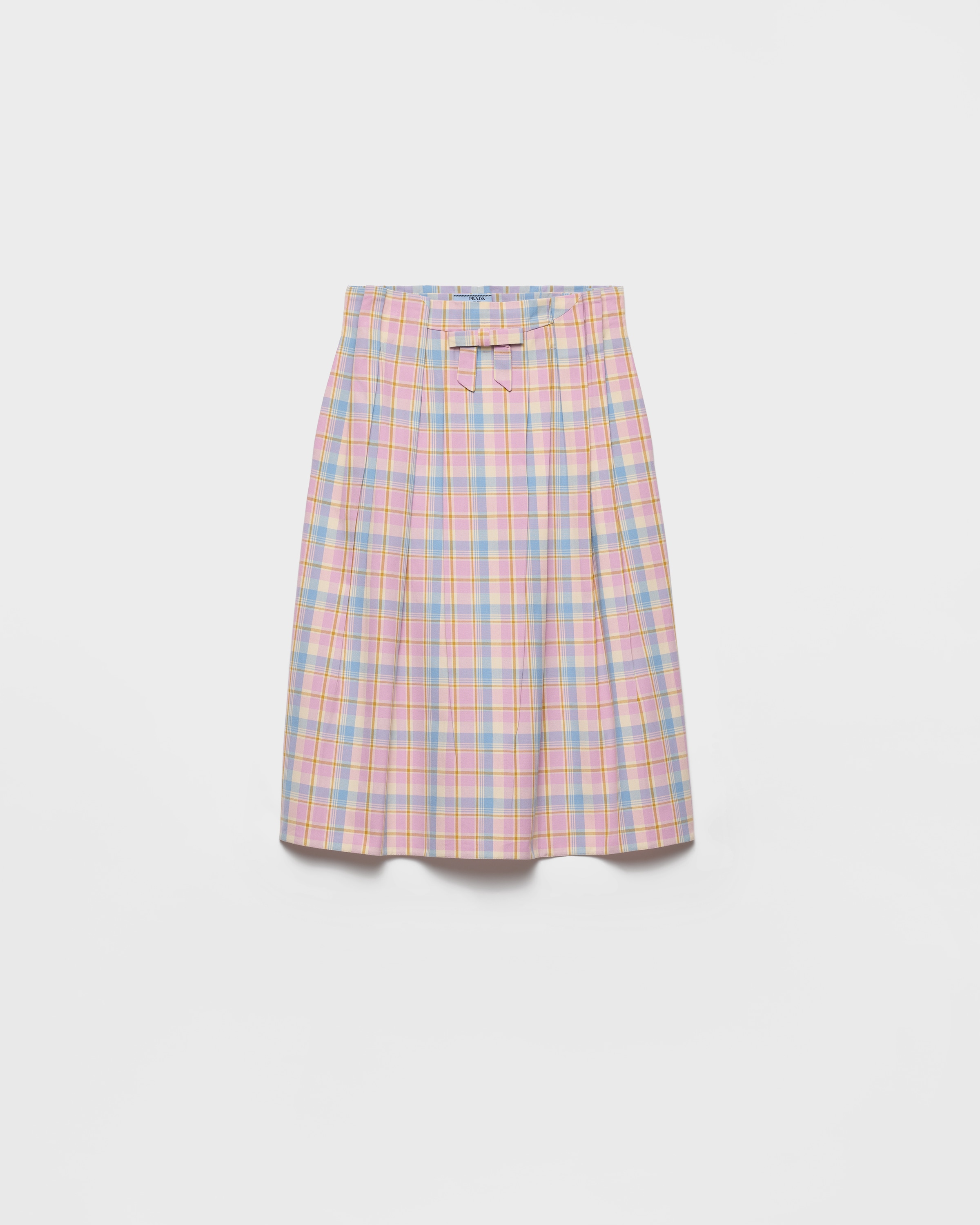 Хлопковая миди-юбка в клетку Prada, розовый
Хлопковая миди-юбка в клетку Prada, розовый