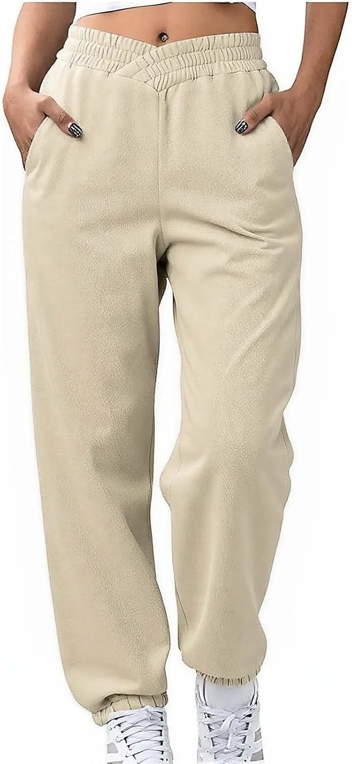 Женские спортивные штаны Wide Straight Leg с эластичным поясом и карманами
Женские спортивные штаны Wide Straight Leg с эластичным поясом и карманами