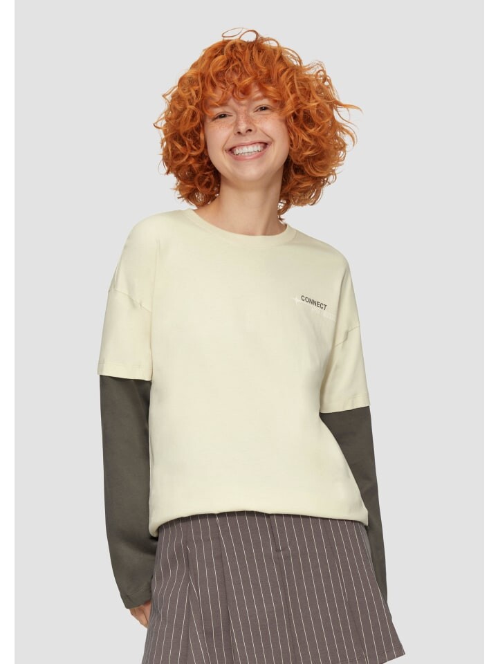 Футболка QS langarm, кремовый
Футболка QS langarm, кремовый