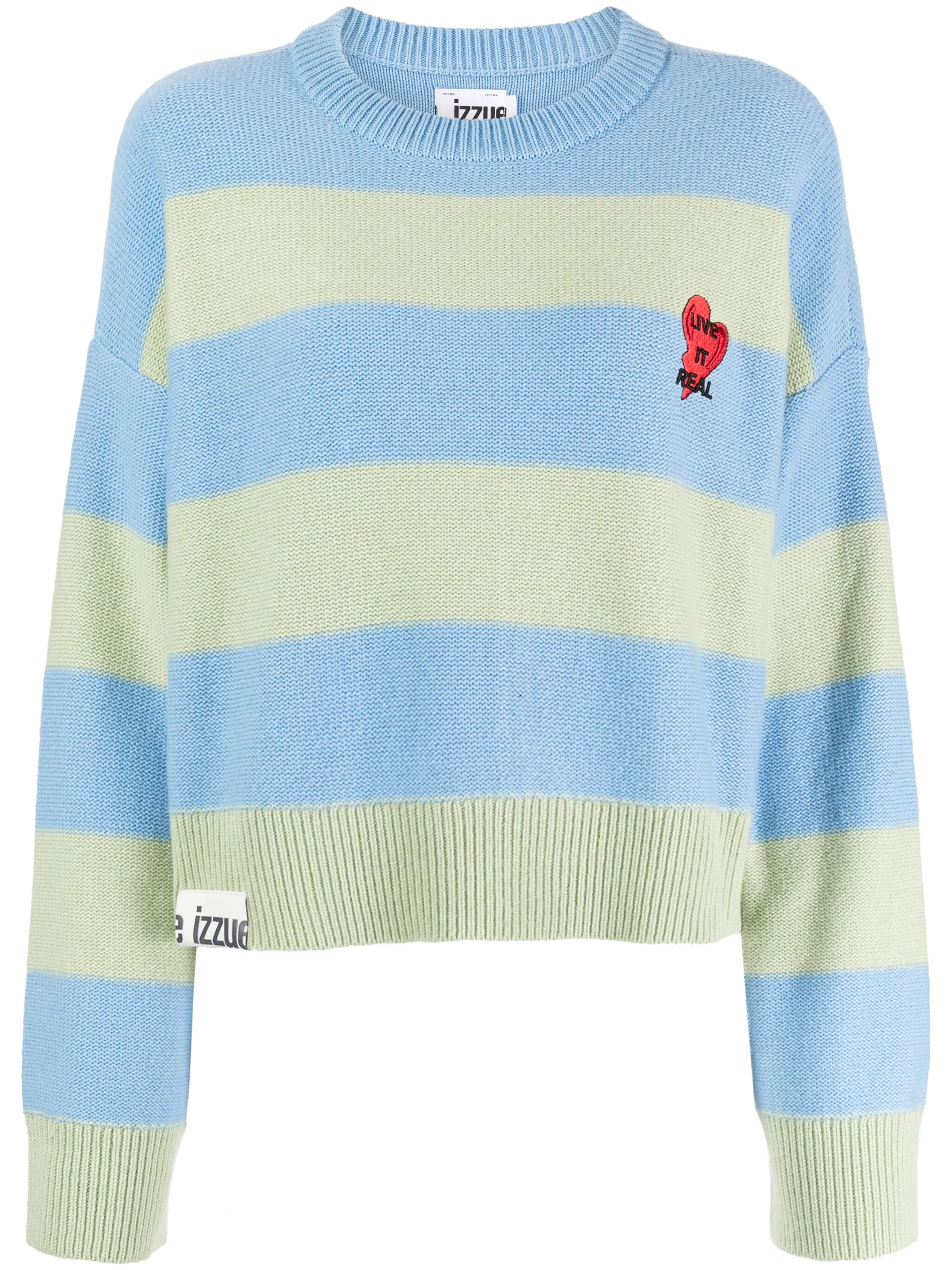 Джемпер из смесовой шерсти с нашивкой Izzue, синий
Джемпер из смесовой шерсти с нашивкой Izzue, синий