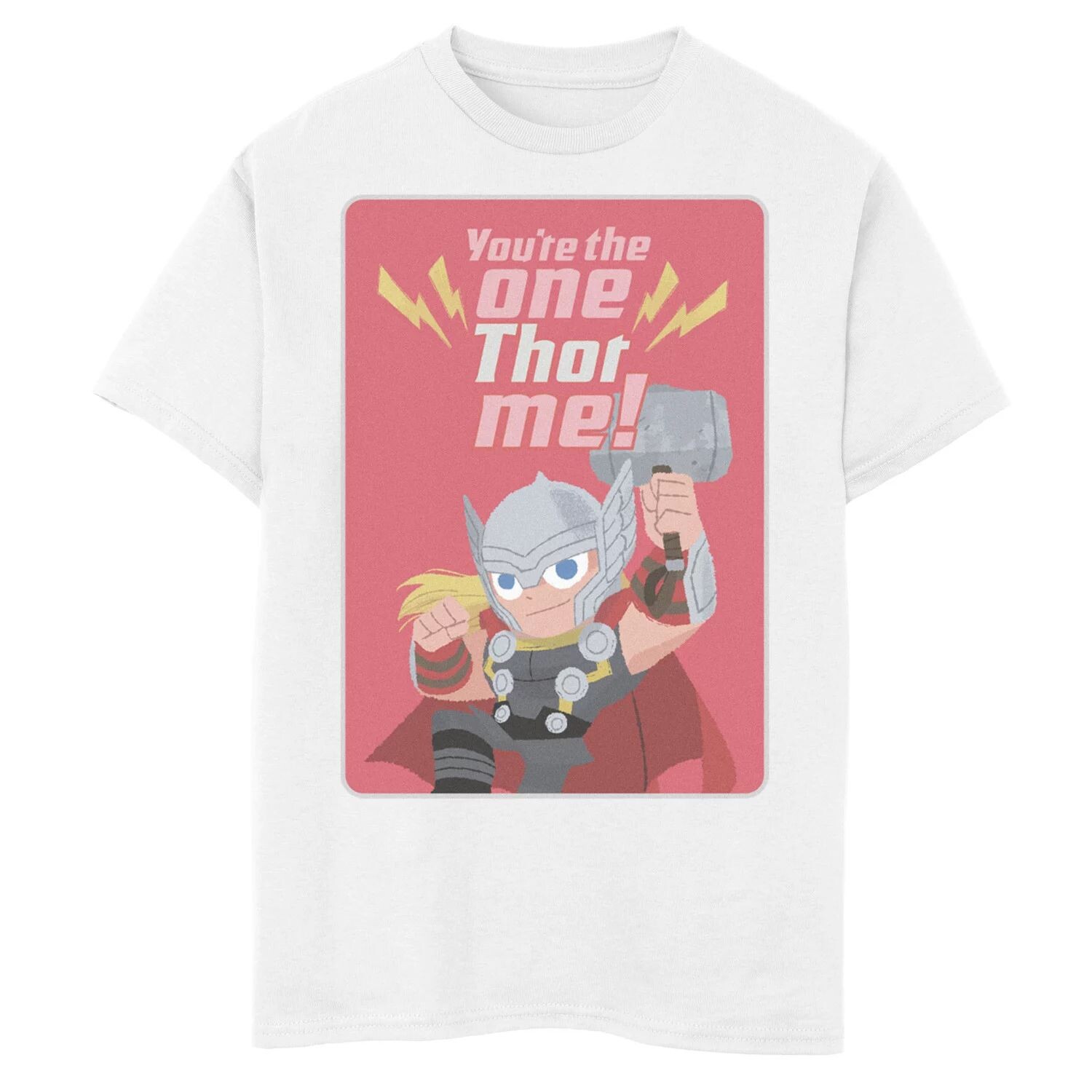 Футболка с валентинкой и графическим рисунком «Marvel Thor You’re The One Thor Me» для мальчиков 8–20 лет Marvel
Футболка с валентинкой и графическим рисунком «Marvel Thor You’re The One Thor Me» для мальчиков 8–20 лет Marvel