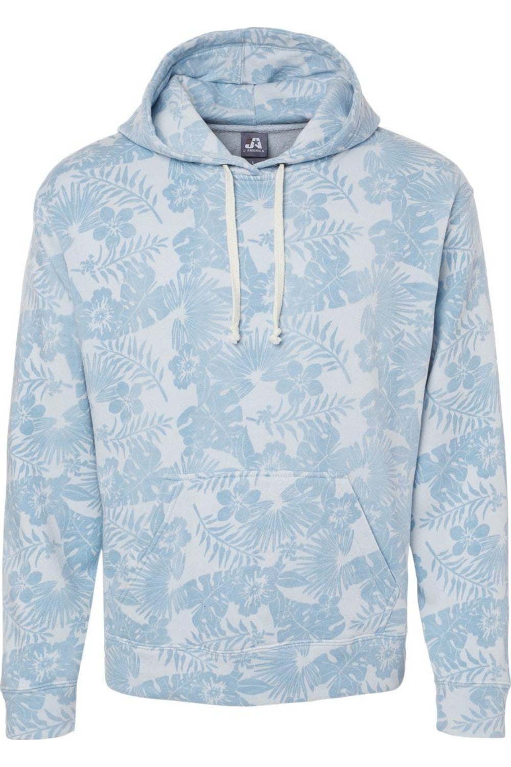 Толстовка с капюшоном из флиса Triblend от J. America, цвет chambray aloha triblend 
Толстовка с капюшоном из флиса Triblend от J. America, цвет chambray aloha triblend