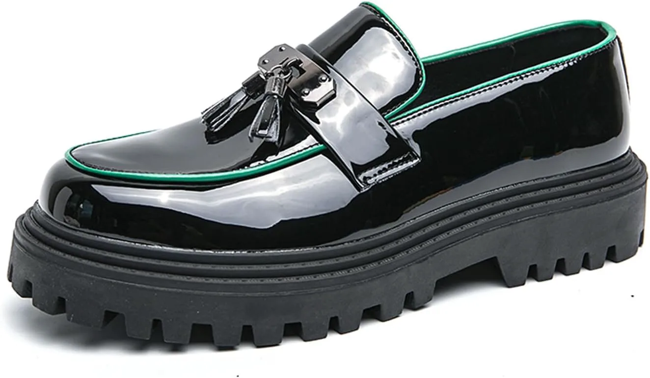 Мужские повседневные туфли Santimon слипоны-лоферы из кожи с кисточками, модные свадебные туфли под смокинг, формальная обувь для прогулок, летние мужские туфли, черный/зеленый
Мужские повседневные туфли Santimon слипоны-лоферы из кожи с кисточками, модные свадебные туфли под смокинг, формальная обувь для прогулок, летние мужские туфли, черный/зеленый