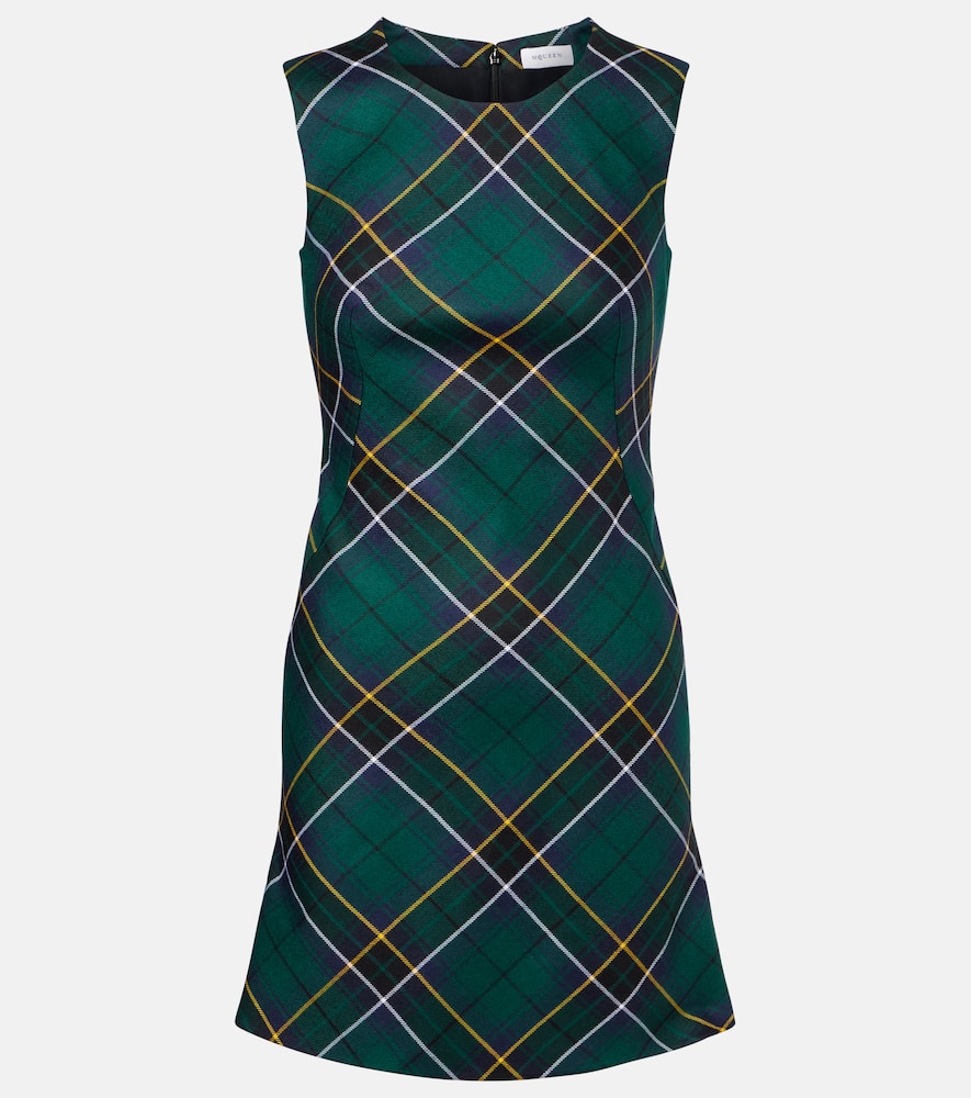 Шерстяное мини-платье в клетку McQueen, Navu-Green-Yellow
Шерстяное мини-платье в клетку McQueen, Navu-Green-Yellow