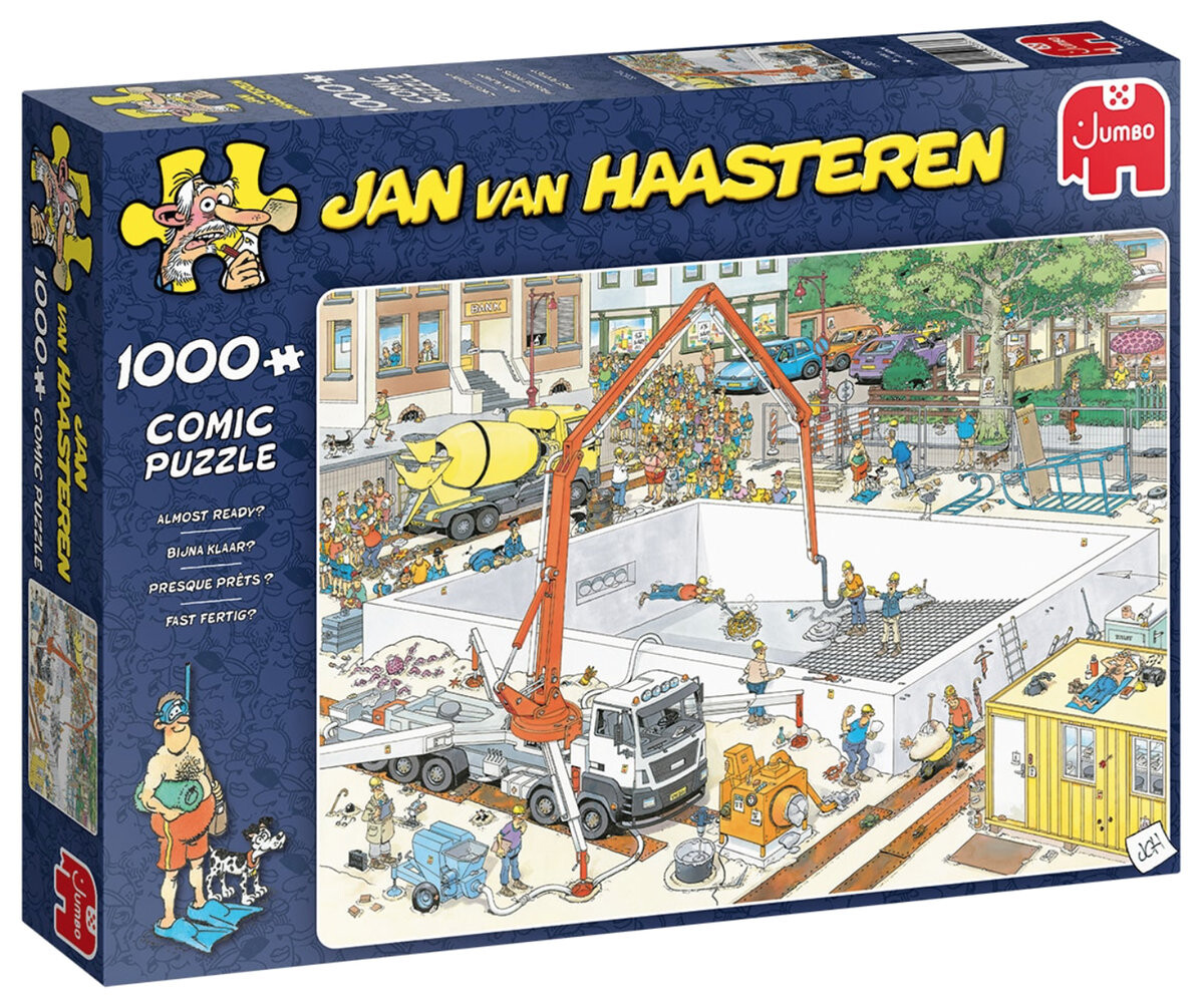 Пазл Jumbo, Jan van Haasteren, Почти готово, 1000 шт.
Пазл Jumbo, Jan van Haasteren, Почти готово, 1000 шт.