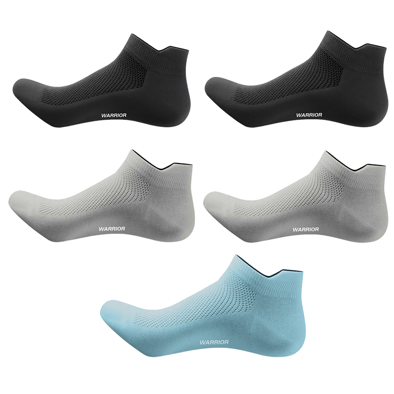 Набор унисекс носков WARRIOR, 5 pack (синий+2 черный+2 серый)
Набор унисекс носков WARRIOR, 5 pack (синий+2 черный+2 серый)