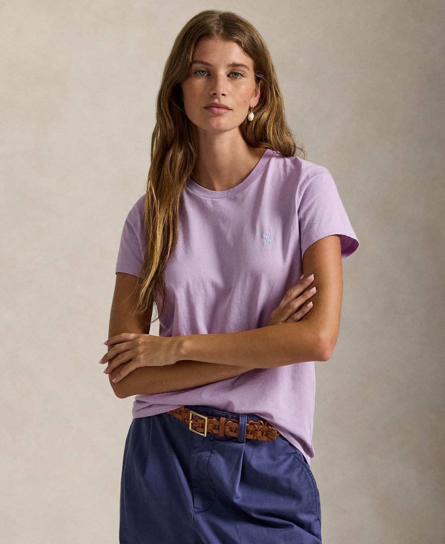 Женская футболка с круглым вырезом Polo Ralph Lauren, Light Mauve, Розовый, Женская футболка с круглым вырезом Polo Ralph Lauren, Light Mauve
Женская футболка с круглым вырезом Polo Ralph Lauren, Light Mauve, Розовый, Женская футболка с круглым вырезом Polo Ralph Lauren, Light Mauve