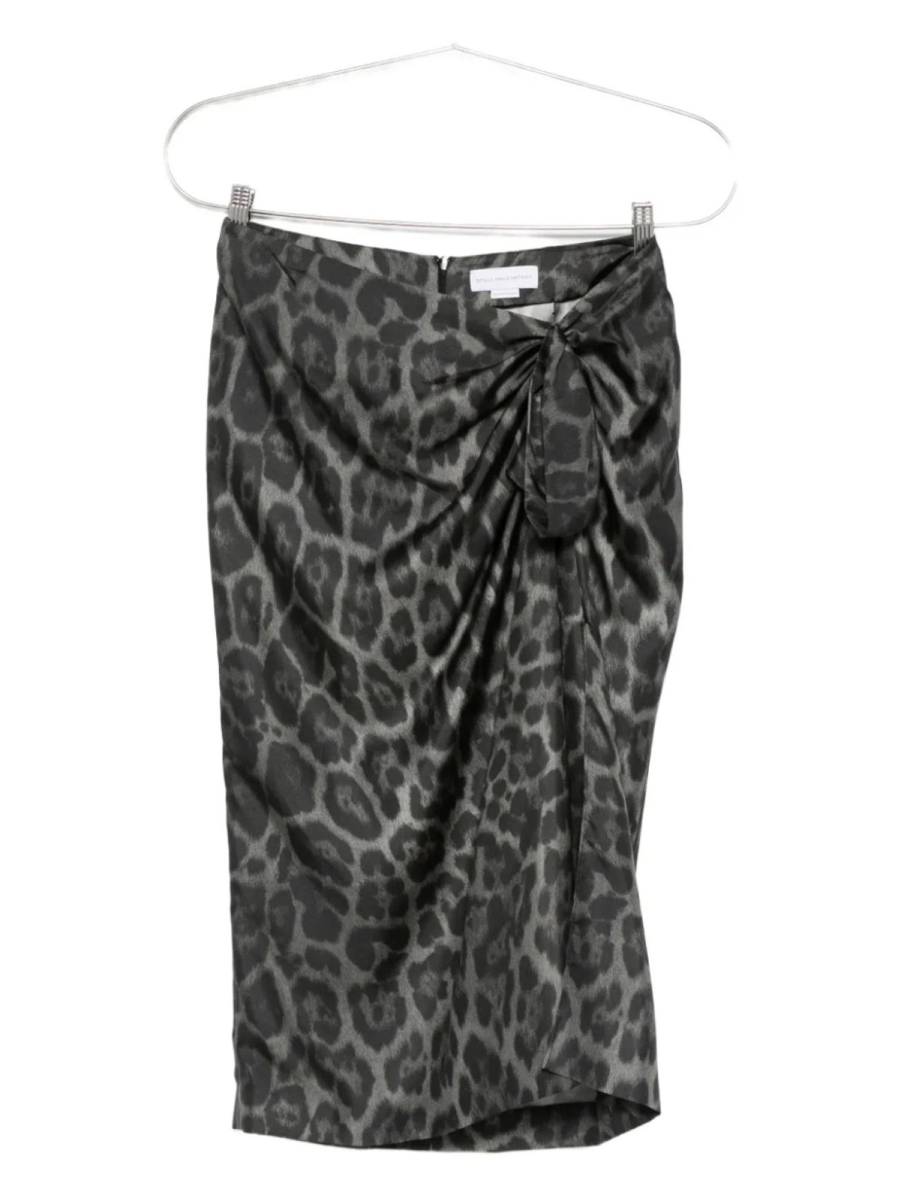 Асимметричная юбка с леопардовым принтом от Stella McCartney, серый
Асимметричная юбка с леопардовым принтом от Stella McCartney, серый