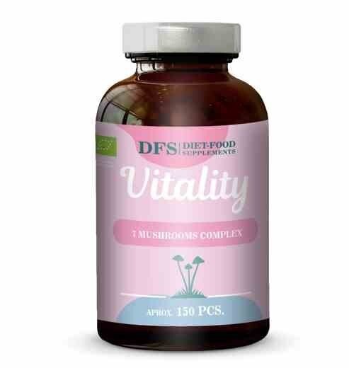 Vitality - комплекс из 7 жизненно важных грибов в БИО капсулах 45г. Inny producent
Vitality - комплекс из 7 жизненно важных грибов в БИО капсулах 45г. Inny producent