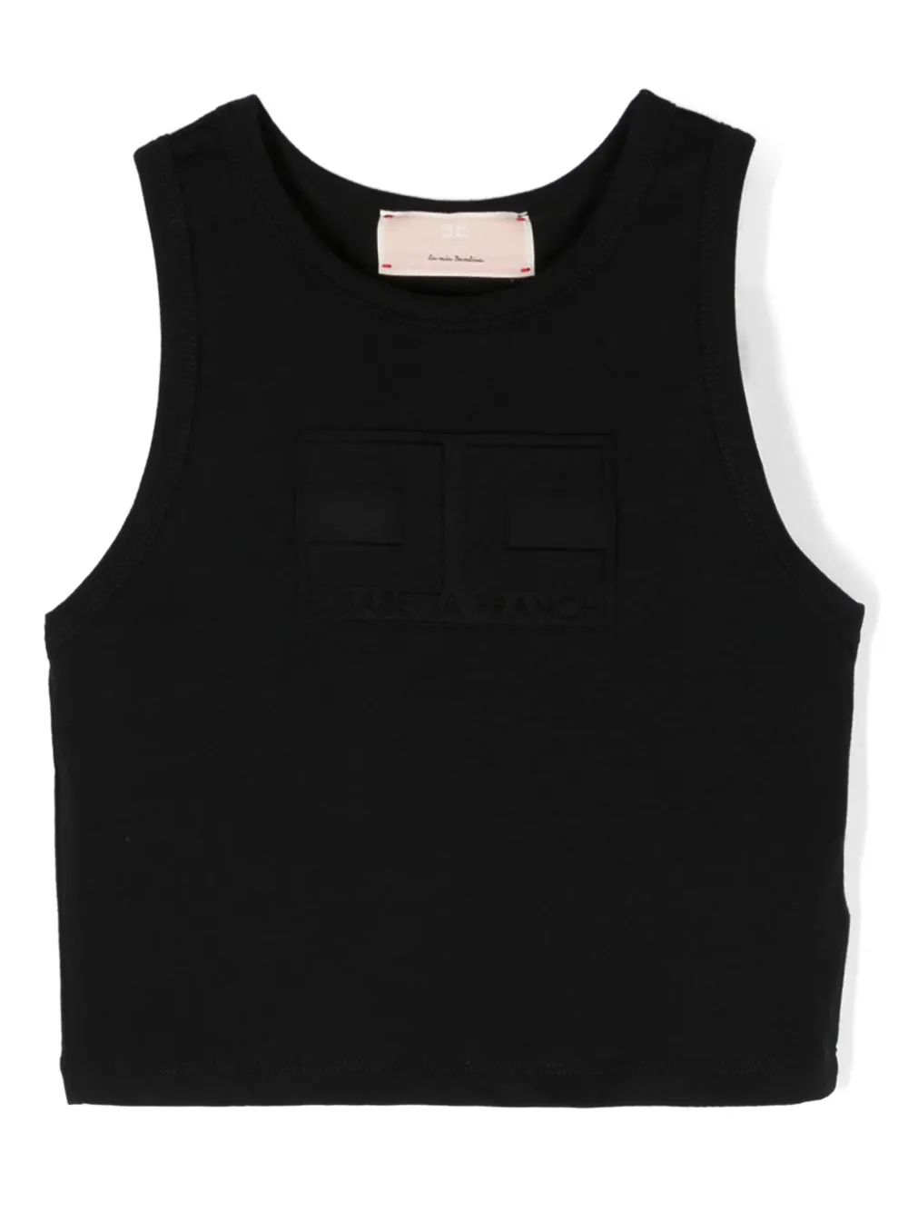 Топ из джерси с тисненым логотипом Elisabetta Franchi La Mia Bambina, черный
Топ из джерси с тисненым логотипом Elisabetta Franchi La Mia Bambina, черный