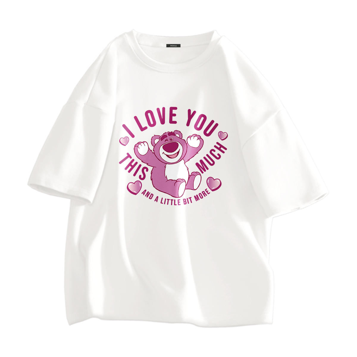 Футболка Disney Женская MINISO, Неоново-розовая 
Футболка Disney Женская MINISO, Неоново-розовая