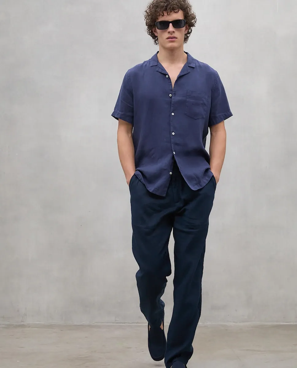 Мужские прямые брюки с кулиской на талии и застежкой-молнией Ecoalf, тёмно-синий
Мужские прямые брюки с кулиской на талии и застежкой-молнией Ecoalf, тёмно-синий