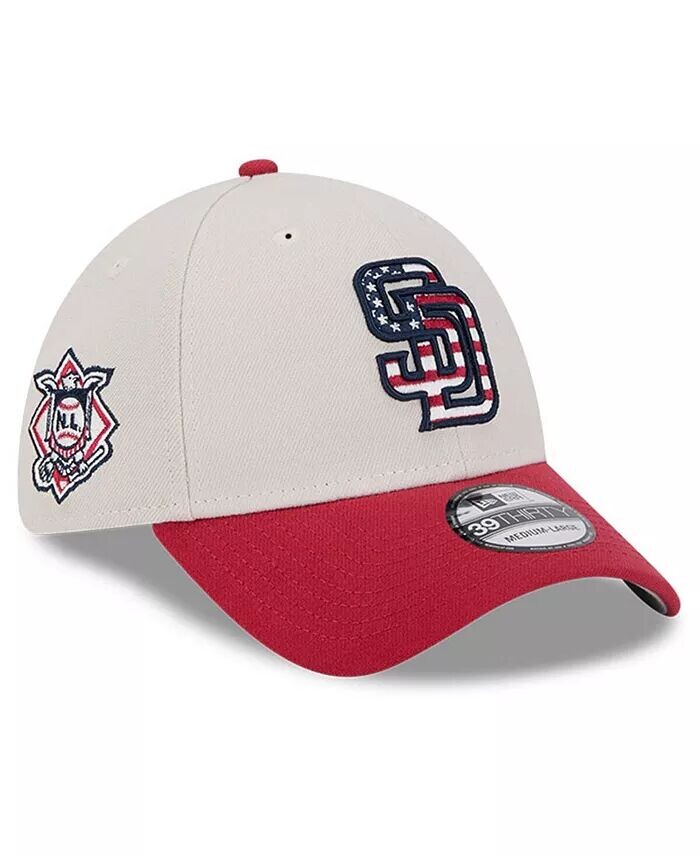 Мужская красная гибкая шляпа San Diego Padres 2024 Fourth июля 39THIRTY New Era, бежевый
Мужская красная гибкая шляпа San Diego Padres 2024 Fourth июля 39THIRTY New Era, бежевый