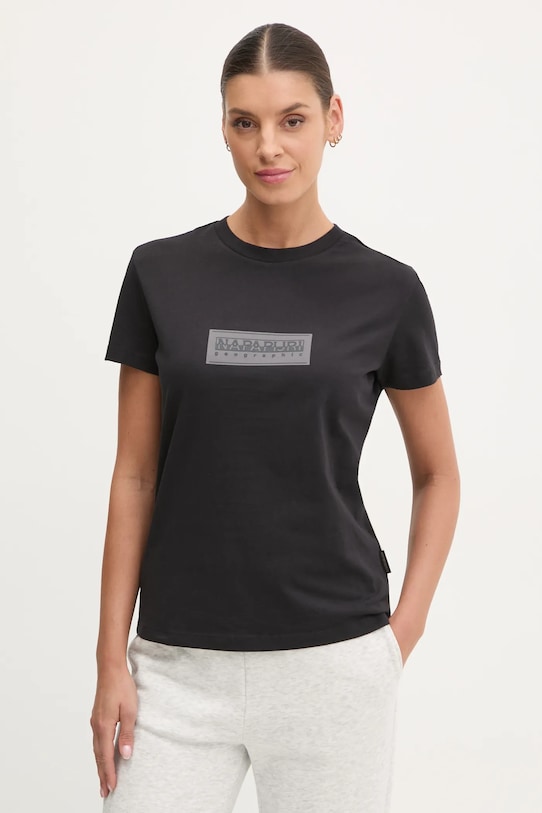 Футболка хлопковая S-Box Napapijri, черный
Футболка хлопковая S-Box Napapijri, черный