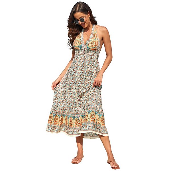 Женское платье-макси с запахом и цветочным принтом Elitespirit, Green
Женское платье-макси с запахом и цветочным принтом Elitespirit, Green