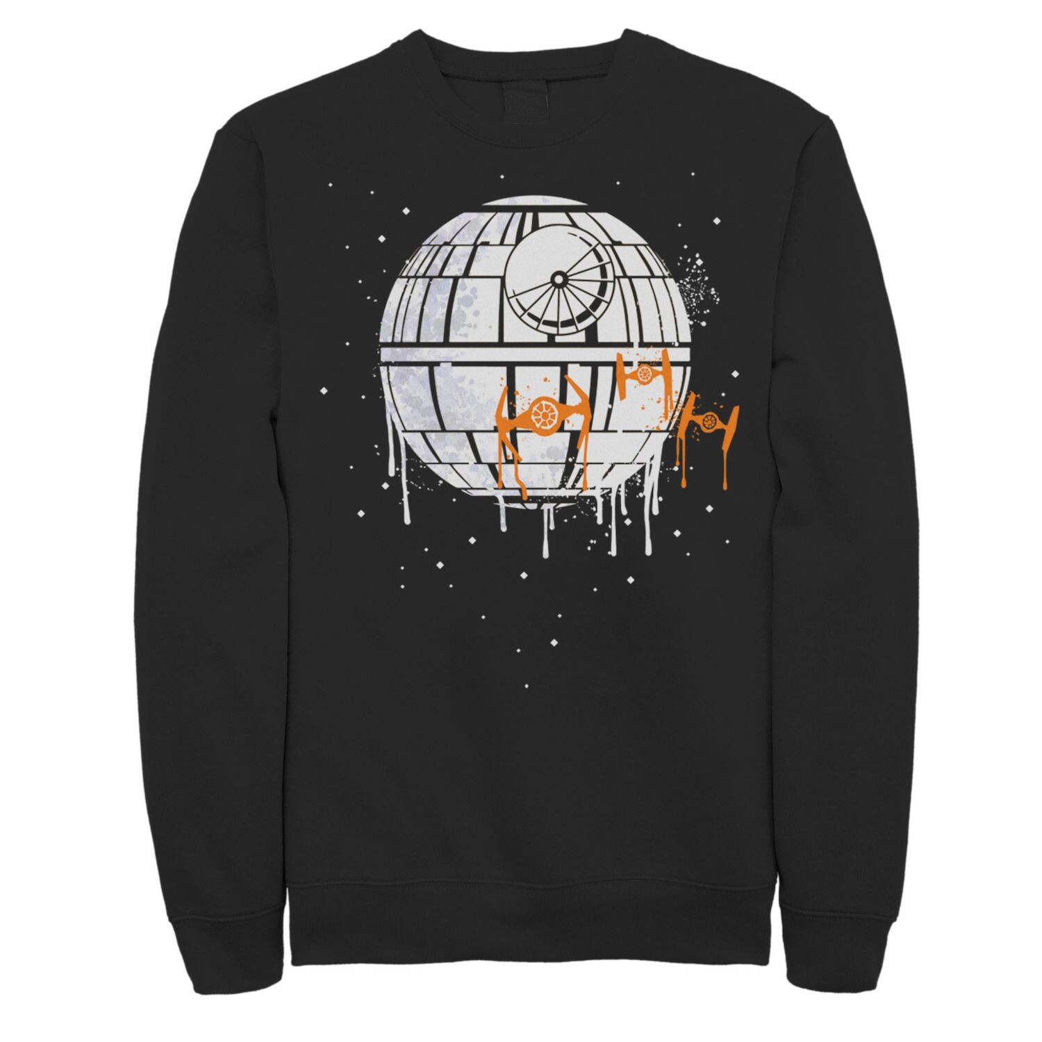 Мужской флисовый пуловер с рисунком Death Star Orange Ship Drip Star Wars
Мужской флисовый пуловер с рисунком Death Star Orange Ship Drip Star Wars