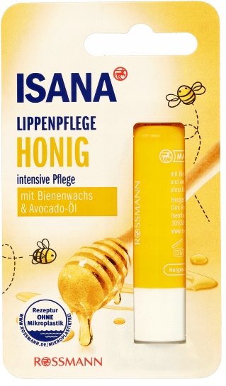 Увлажняющая медовая помада Isana
Увлажняющая медовая помада Isana