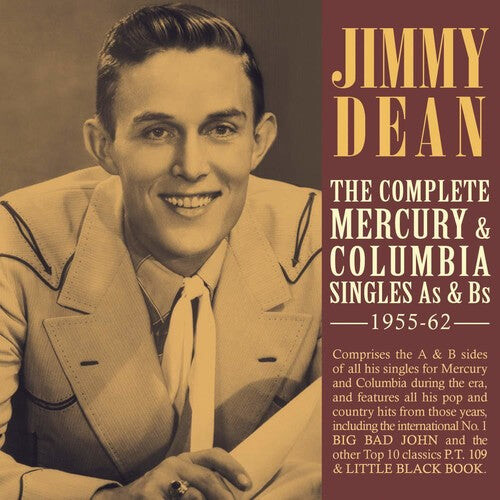 CD диск Dean, Jimmy: Complete Mercury & Columbia Singles As & Bs 1955-62
CD диск Dean, Jimmy: Complete Mercury & Columbia Singles As & Bs 1955-62