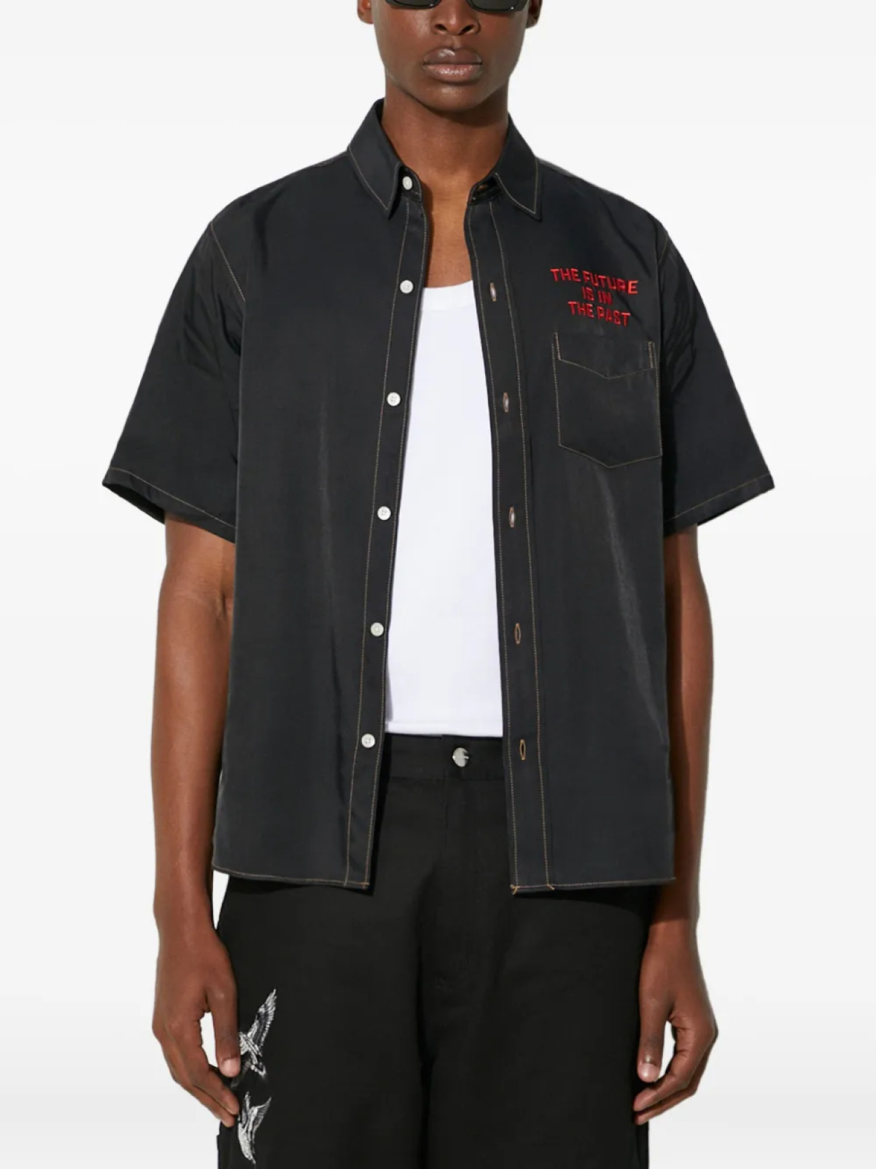 Human Made рубашка с принтом, черный
Human Made рубашка с принтом, черный