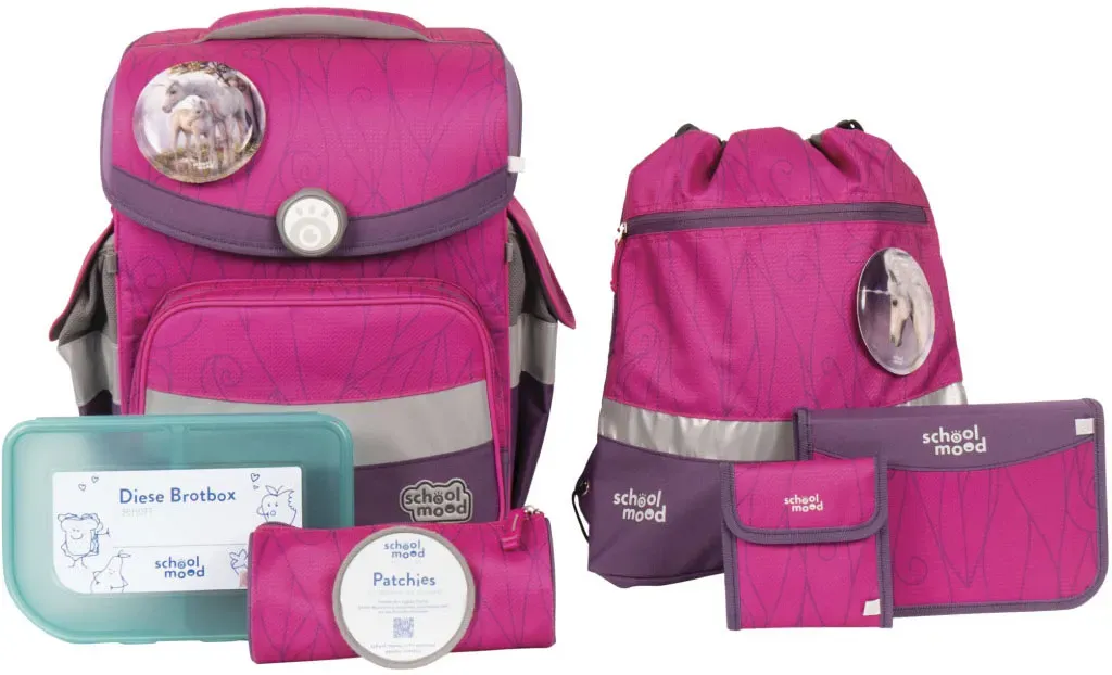 Школьная сумка SCHOOL-MOOD "Timeless, Луиза (единорог)", световозвращающие поверхности, со светодиодной вставкой; изготовлен из переработанного материала, цвет Luisa
Школьная сумка SCHOOL-MOOD "Timeless, Луиза (единорог)", световозвращающие поверхности, со светодиодной вставкой; изготовлен из переработанного материала, цвет Luisa