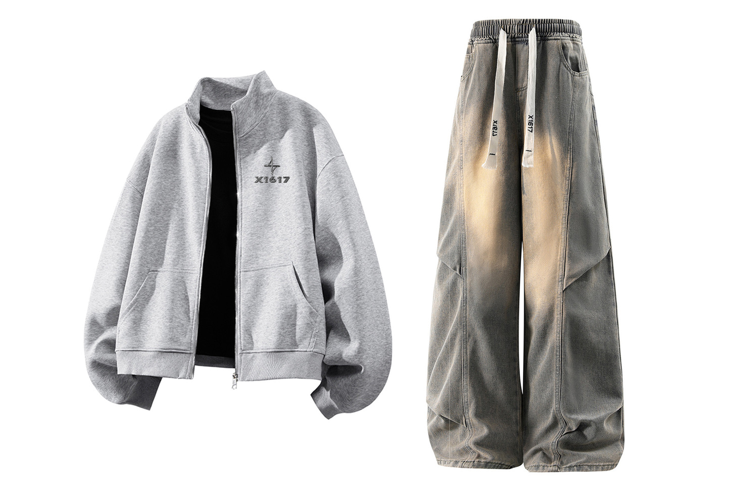 Повседневный худи Unisex Casual Sportswear X1617, светло-серый top+желтый mud pants
Повседневный худи Unisex Casual Sportswear X1617, светло-серый top+желтый mud pants