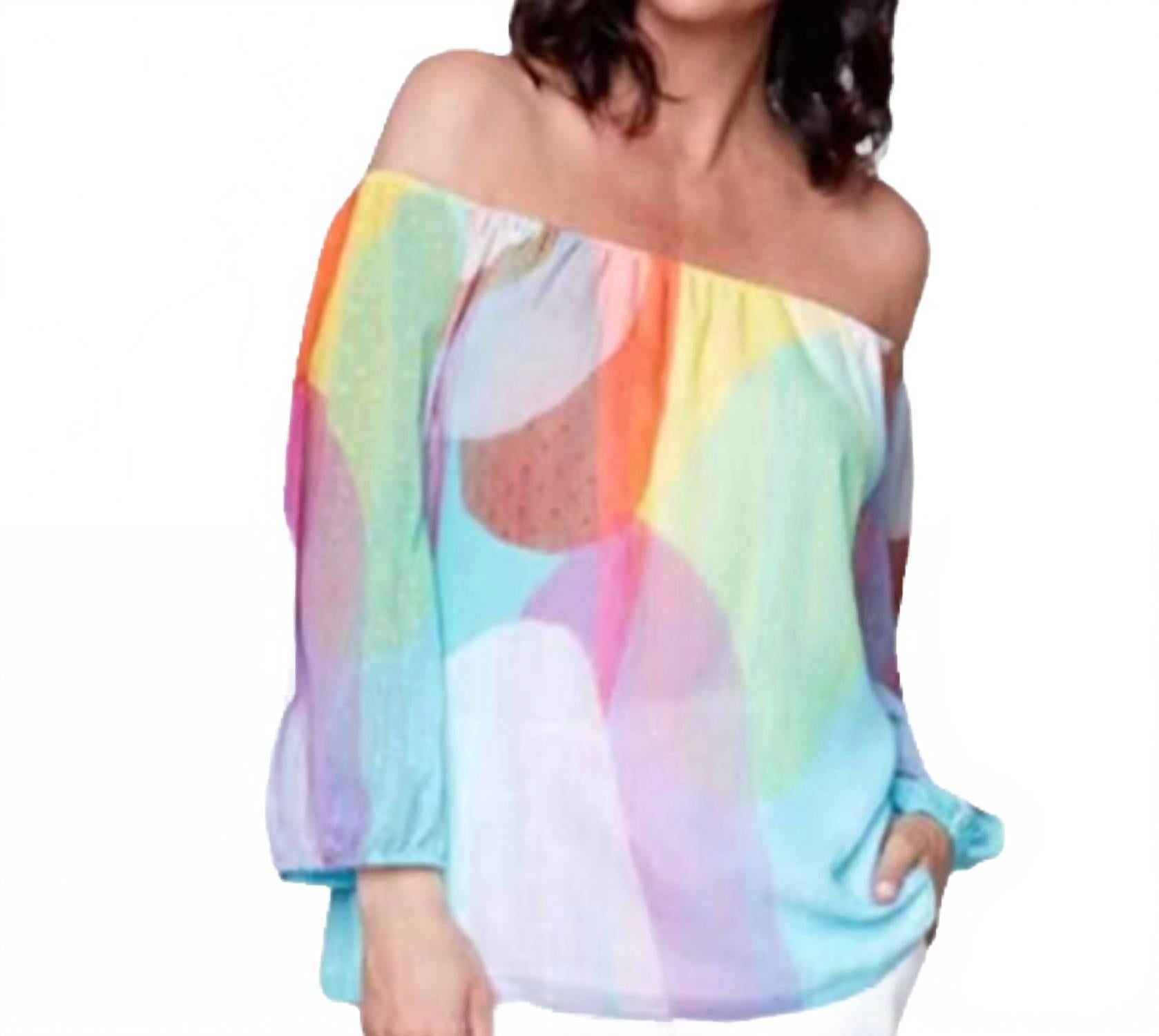 Блузка Claire Hot Minute в разноцветном принте LD International, мультиколор
Блузка Claire Hot Minute в разноцветном принте LD International, мультиколор