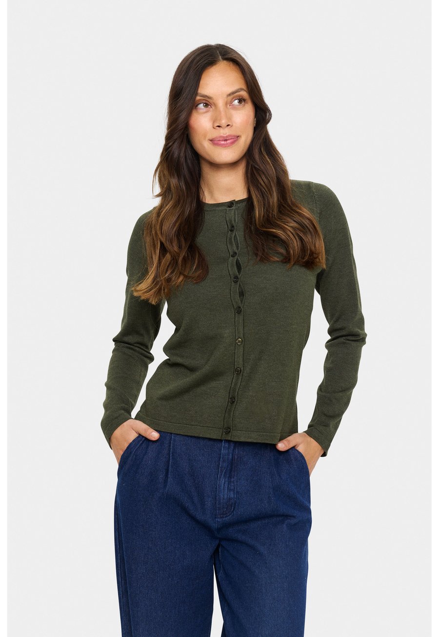 Кардиган Saint Tropez MILA R-NECK, Army Green Melange/Mottled Dark Green
Кардиган Saint Tropez MILA R-NECK, Army Green Melange/Mottled Dark Green