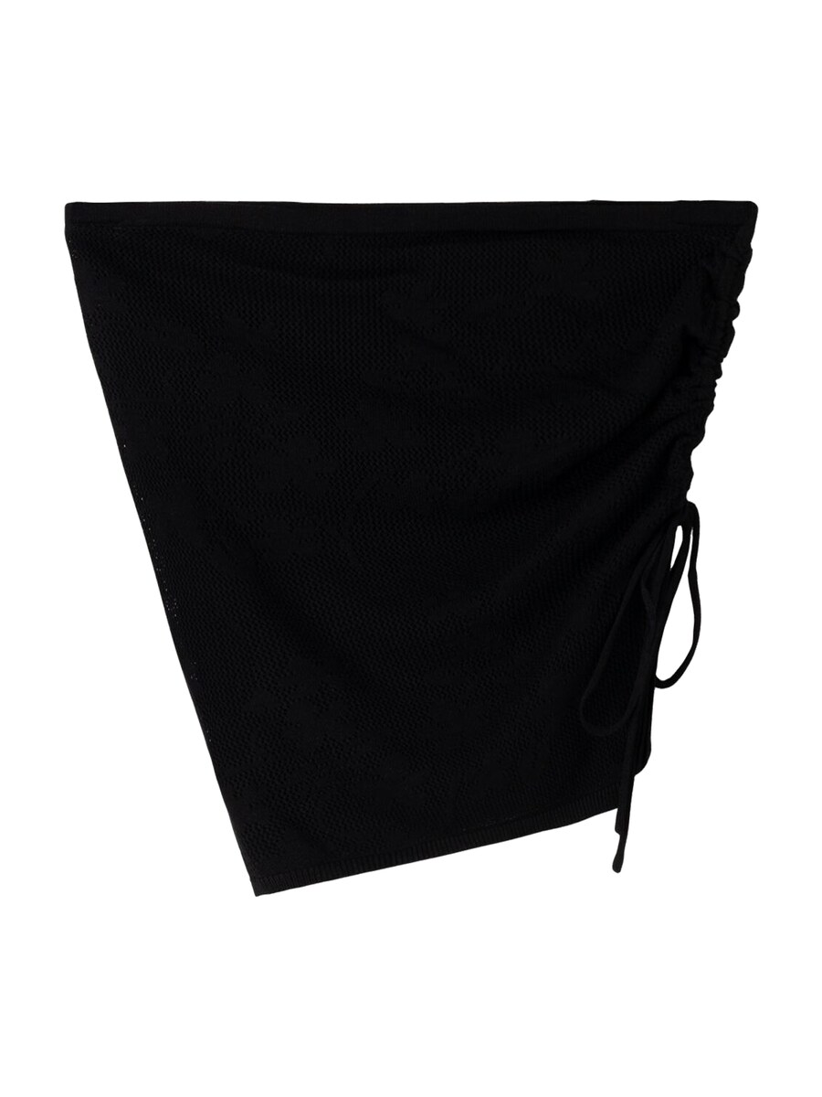 Вязаный топ Bershka, черный
Вязаный топ Bershka, черный