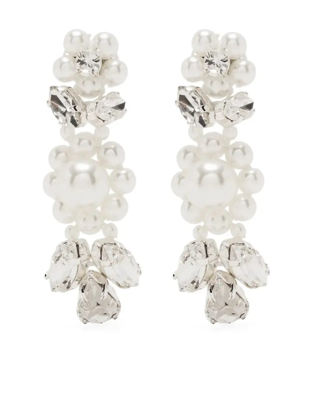 Серьги-подвески Daisy Leaf Cluster с кристаллами Simone Rocha, серебристый
Серьги-подвески Daisy Leaf Cluster с кристаллами Simone Rocha, серебристый