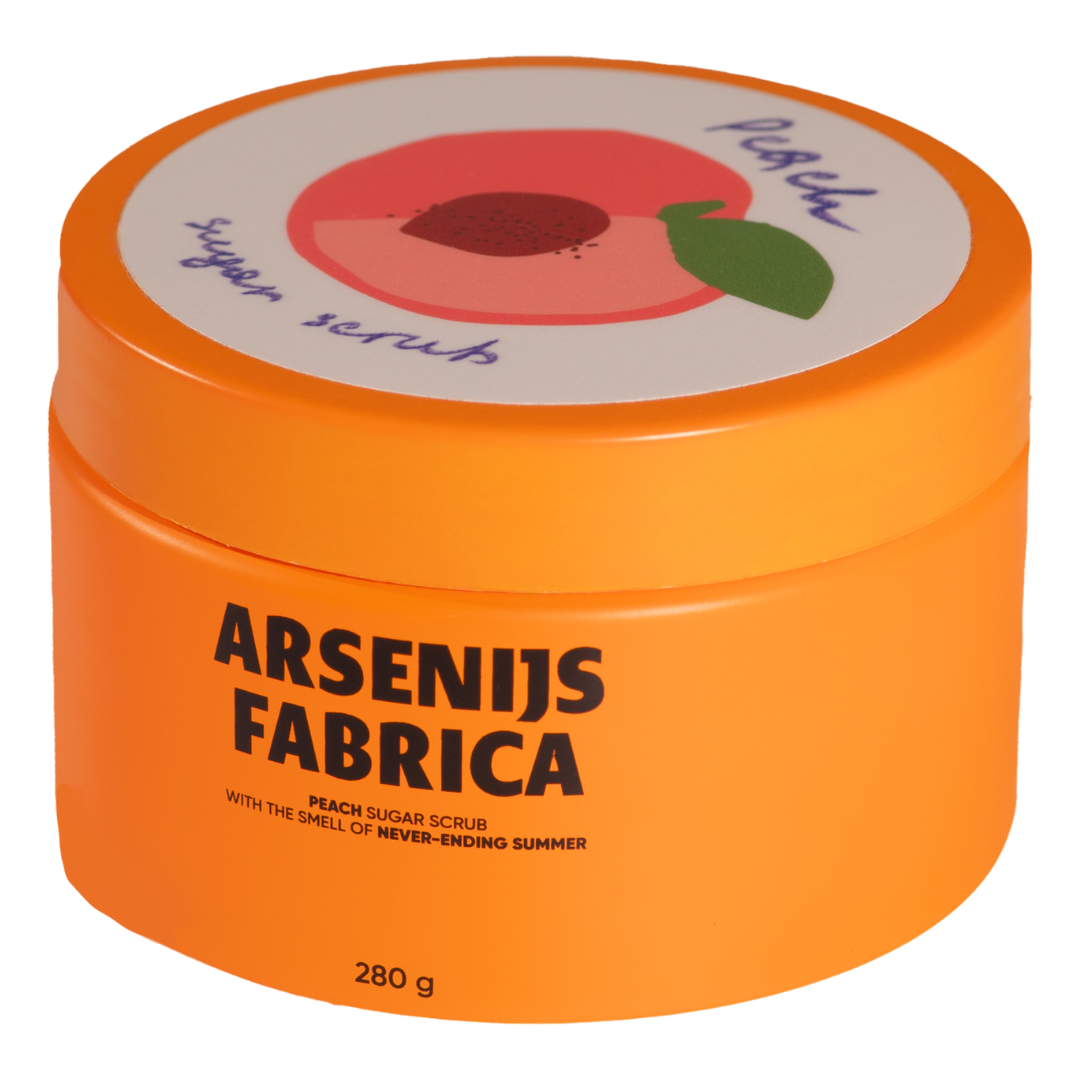 Скраб для тела с экстрактом персика peach body scrub Arsenijs Fabrica, вес 280 гр.
Скраб для тела с экстрактом персика peach body scrub Arsenijs Fabrica, вес 280 гр.