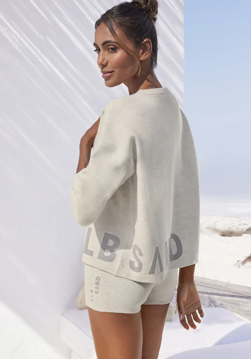 Elbsand вязаный свитер "толстовка для отдыха" с вязаным логотипом, серый
Elbsand вязаный свитер "толстовка для отдыха" с вязаным логотипом, серый