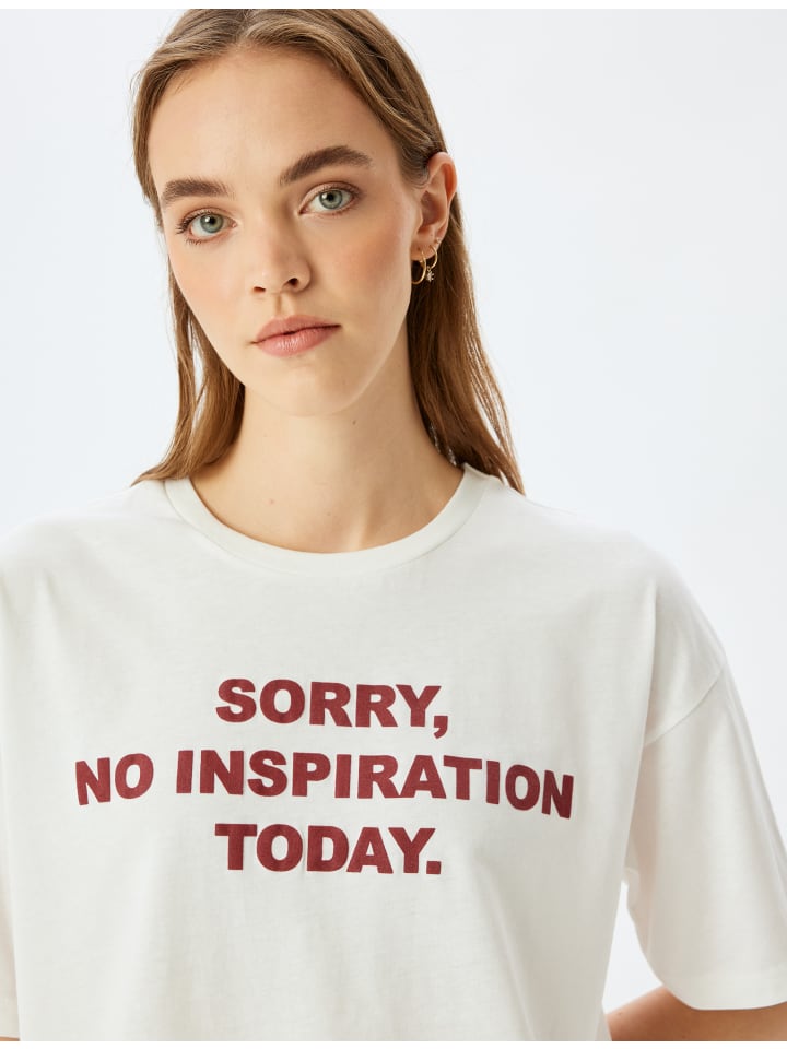 Футболка KOTON, экрю
Футболка KOTON, экрю