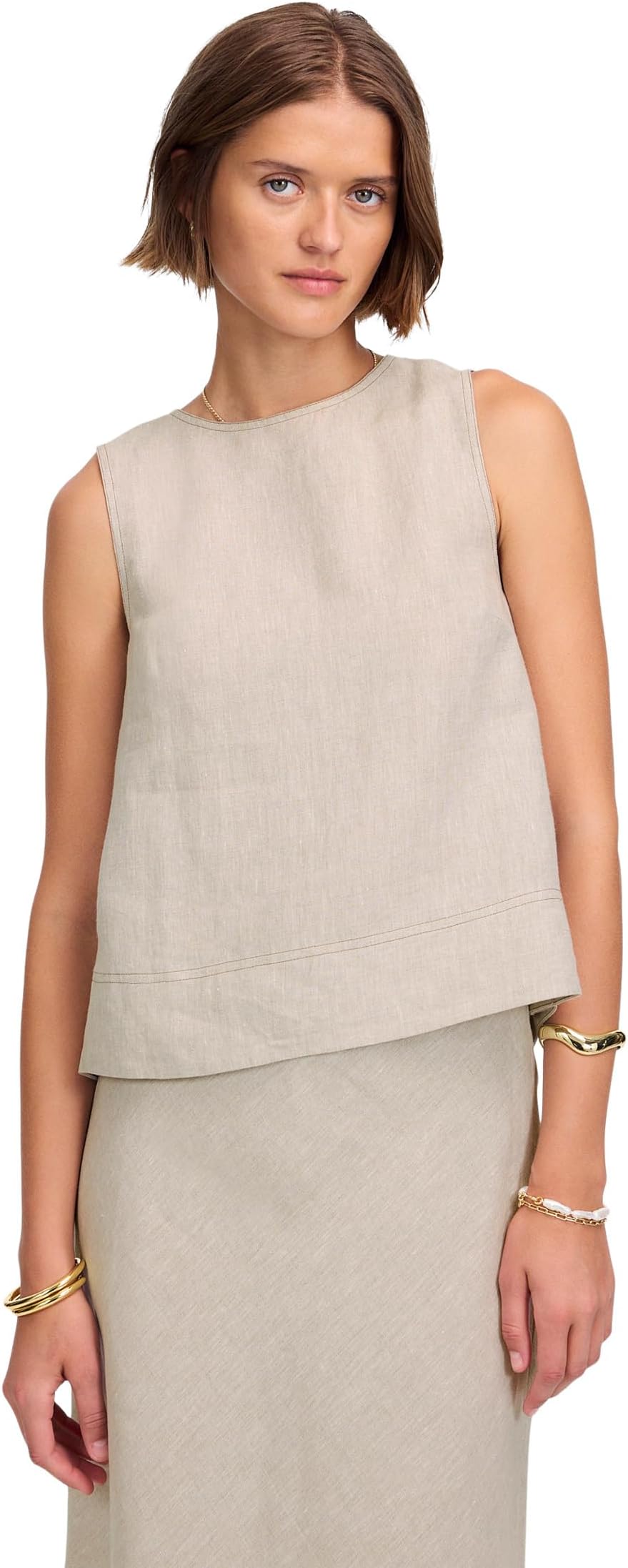 Топ Madewell Suki Top - 100% Linen, цвет Oat
Топ Madewell Suki Top - 100% Linen, цвет Oat