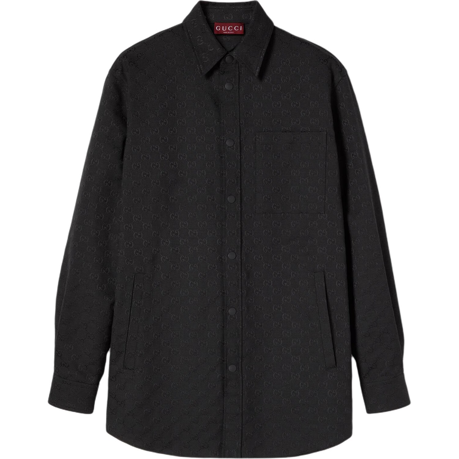 Рубашка мужская черная Gucci, черный
Рубашка мужская черная Gucci, черный