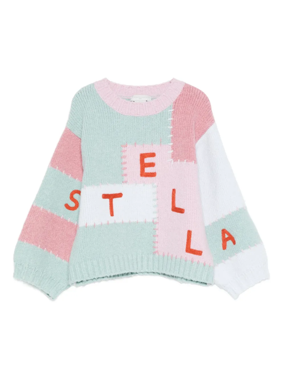 Свитер в технике пэчворк Stella Mccartney Kids, розовый
Свитер в технике пэчворк Stella Mccartney Kids, розовый