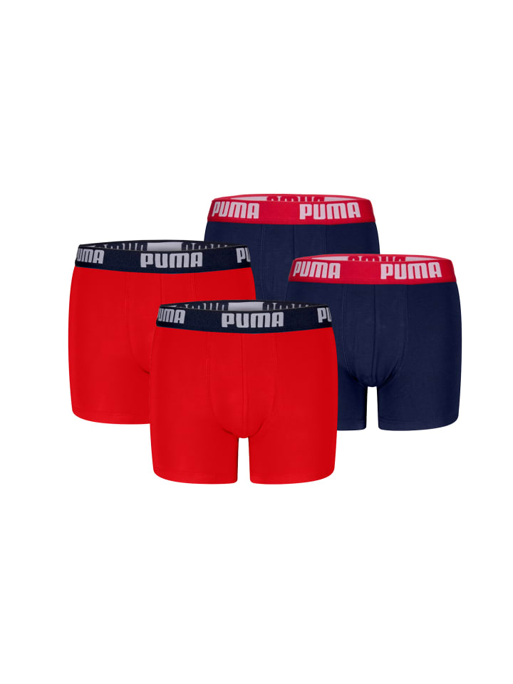 Puma Боксерские шорты для мальчиков, повседневные, базовые, 4 шт., красно-синие
Puma Боксерские шорты для мальчиков, повседневные, базовые, 4 шт., красно-синие